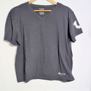 True Religion Men's Black Sz L V-Neck Tee